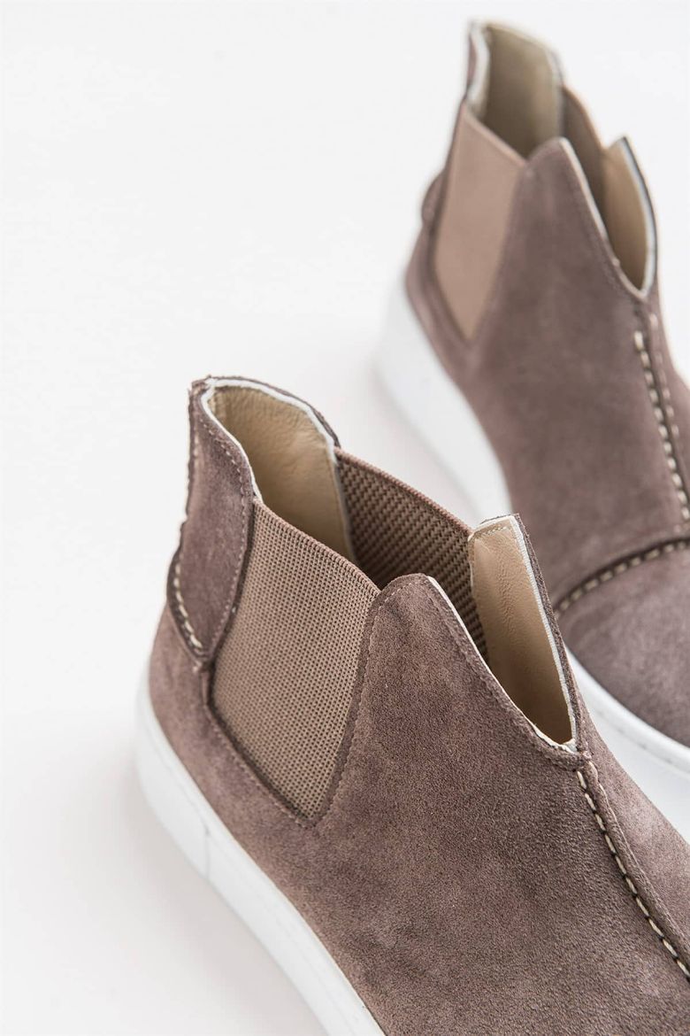 Siyah - 2056 Kadın Hakiki Deri Sneakers