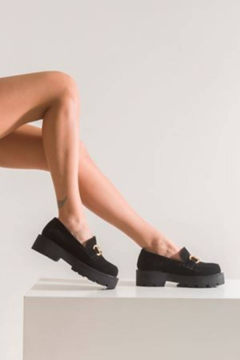 Kadın Süet Toka Detaylı Günlük Ayakkabı 4028