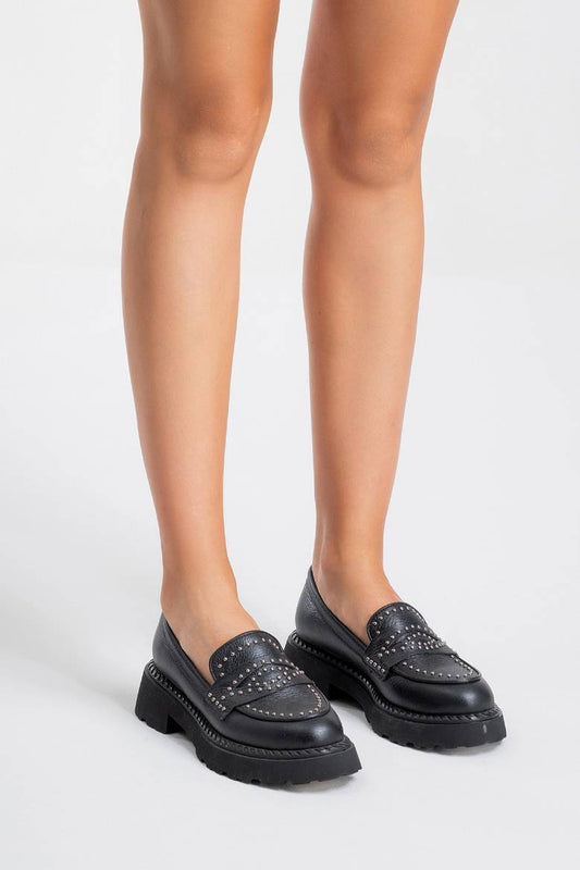 Kadın Hakiki Deri Troklu Oxford Ayakkabı 4047