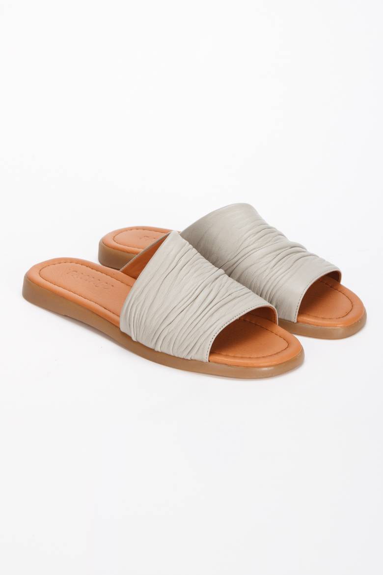 Kadın Cilt Hakiki Deri Günlük Terlik 6309