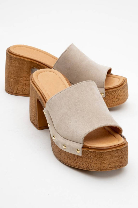 Kadın Hakiki Deri Takunya Terlik 6318