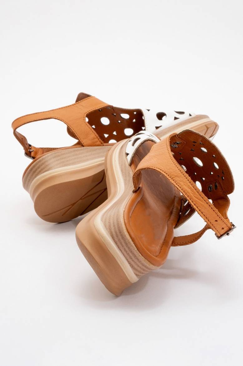 Kadın Hakiki Deri Bantlı Sandalet 6327