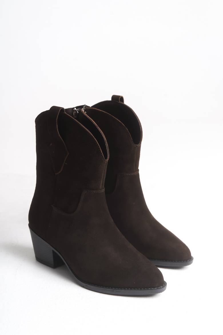 Kadın Hakiki Deri Western Kovboy Bot 5120