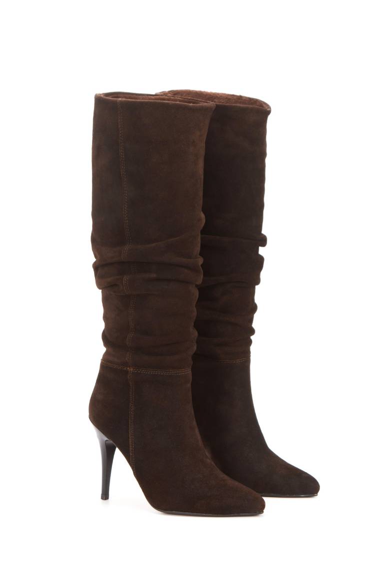 Kadın Hakiki Deri Stiletto Topuklu Çizme 7028