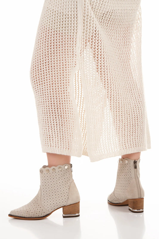 8018 KADIN SÜET HAKİKİ DERİ YAZLIK BOT