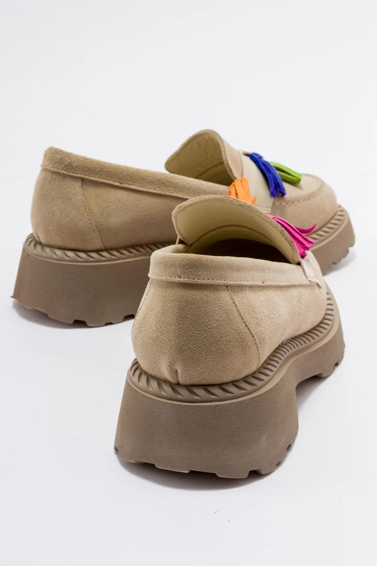 Kadın Hakiki Deri Püsküllü Oxford Ayakkabı 4034