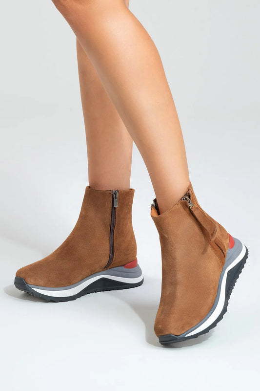 Kadın Fermuarlı Spor Bot 5113