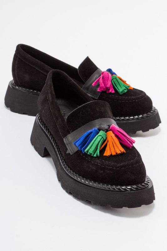 Kadın Hakiki Deri Püsküllü Oxford Ayakkabı 4034