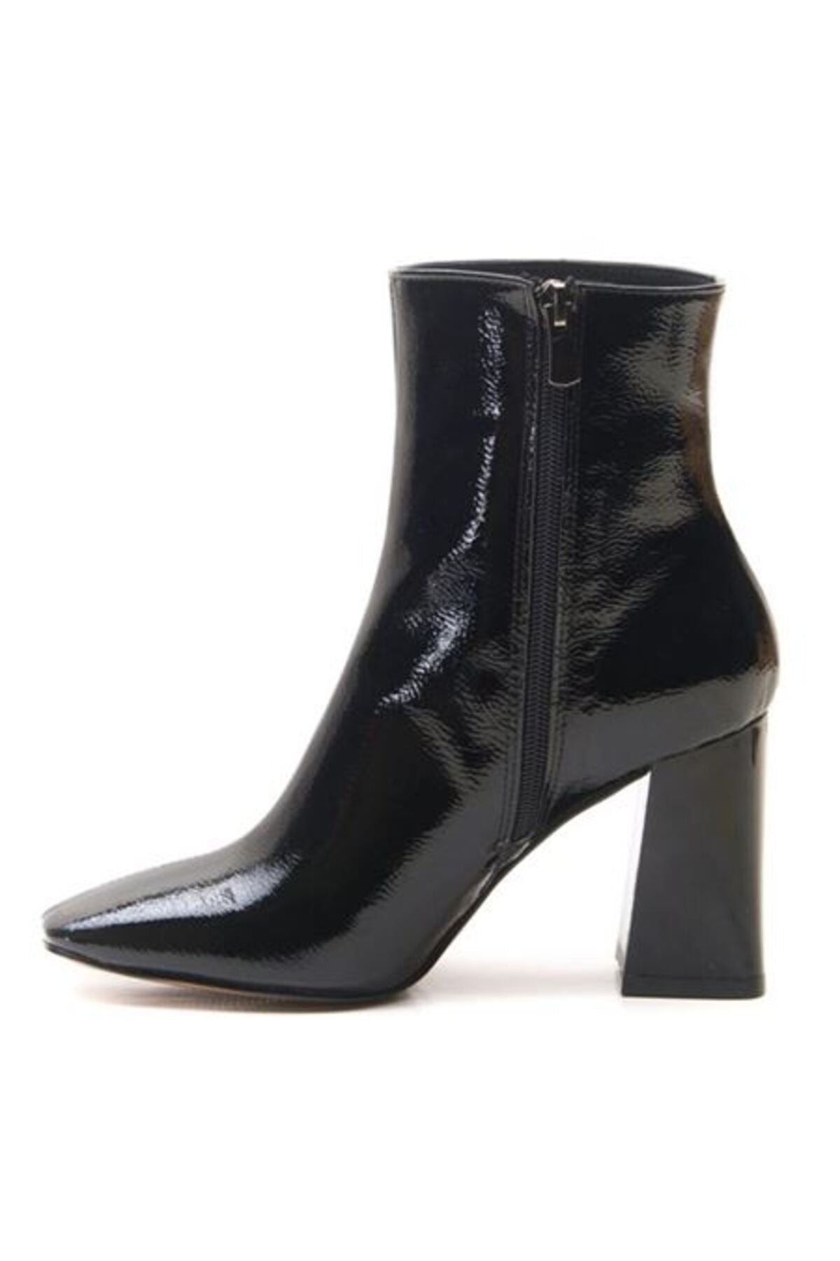 Kadın Fermuarlı Kalın Topuklu Bot 5105