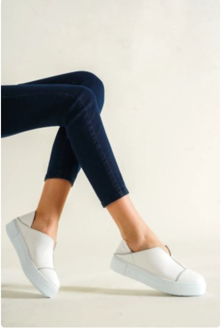 2025 Siyah Deri Kadın Sneakers