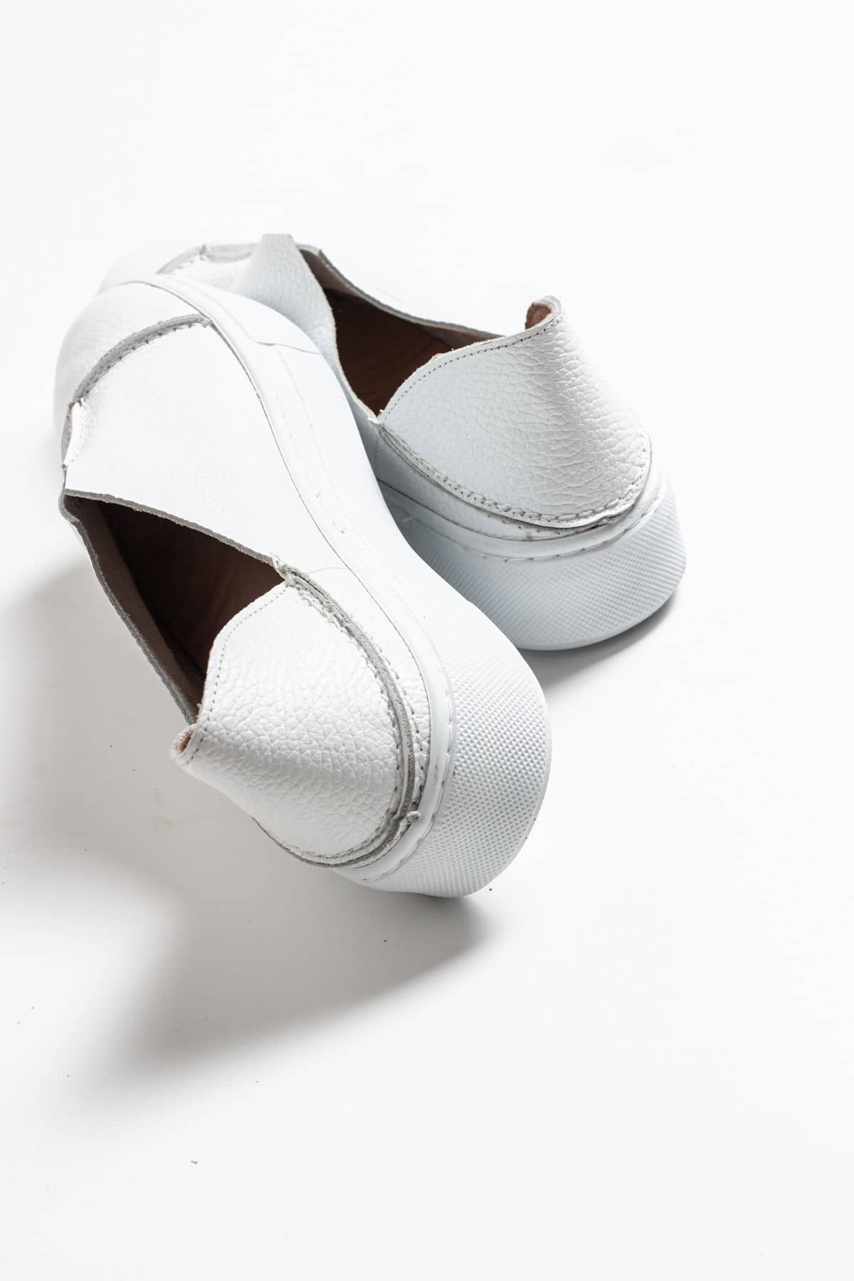 2025 Siyah Deri Kadın Sneakers