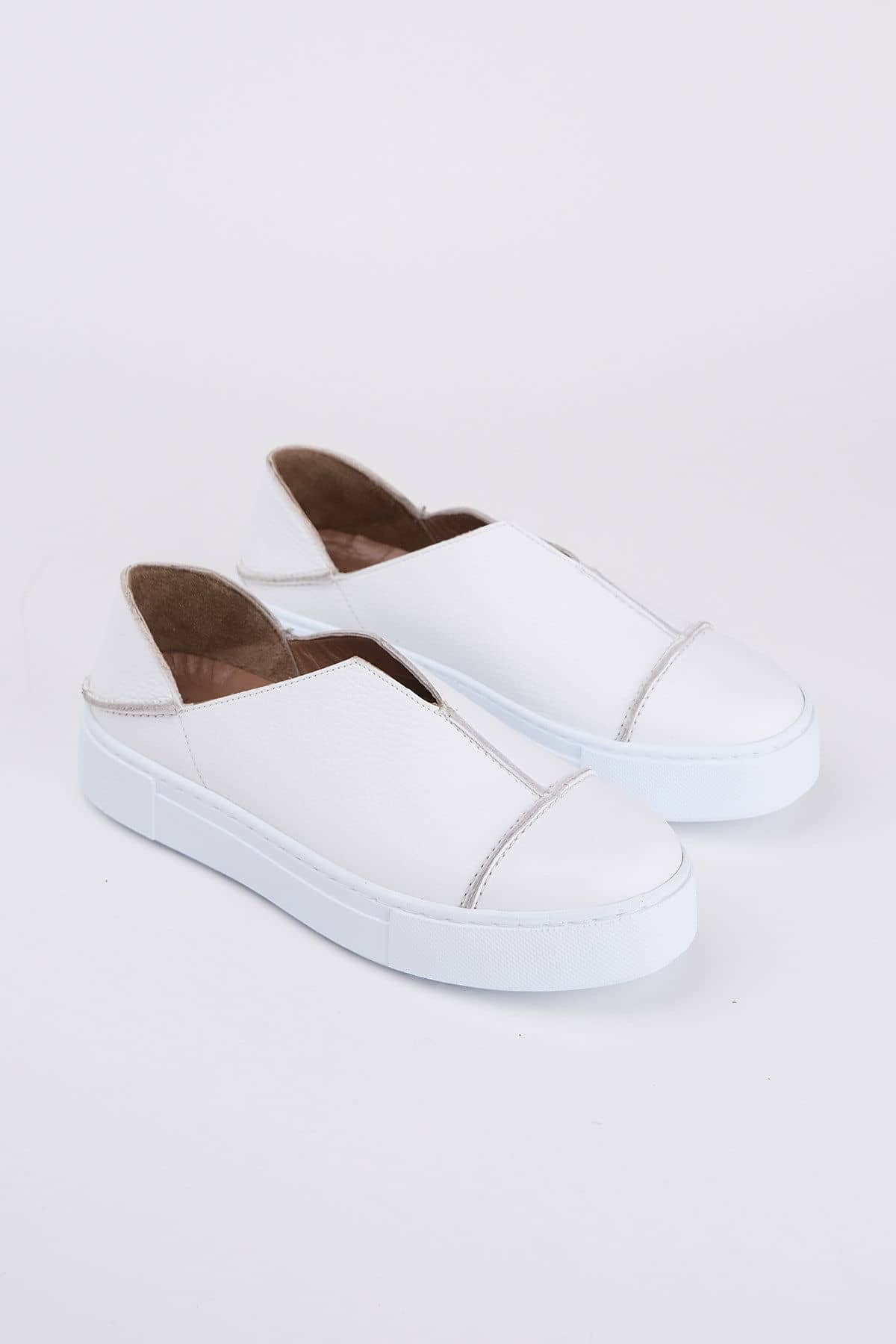 2025 Siyah Deri Kadın Sneakers