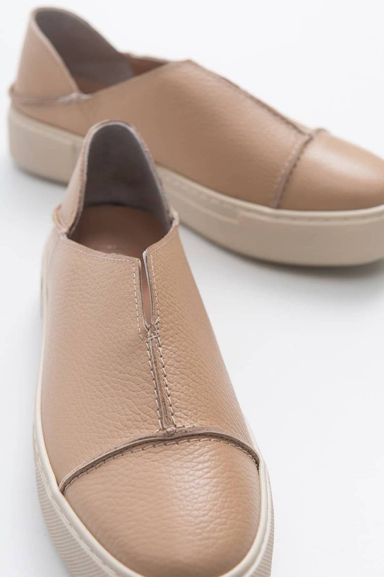 2025 Siyah Deri Kadın Sneakers