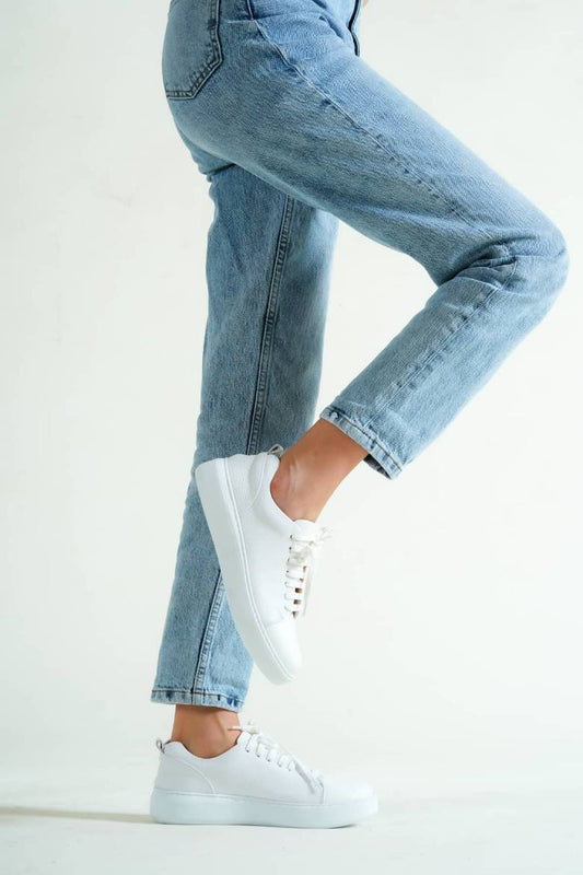 Kadın Hakiki Deri Spor Ayakkabı 2053