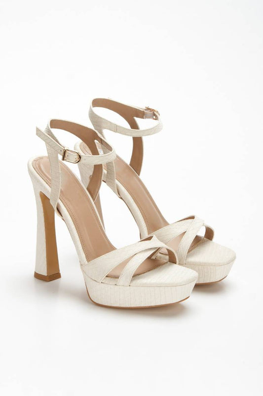 Kadın Platform Taban Yüksek Topuklu Ayakkabı 3098