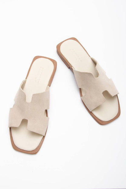 Kadın Cilt Deri Günlük Terlik 6293