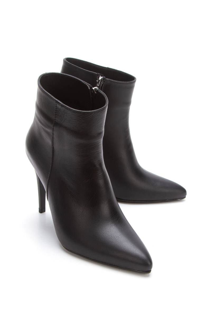 Kadın Hakiki Deri Stiletto Topuklu Bot 5123