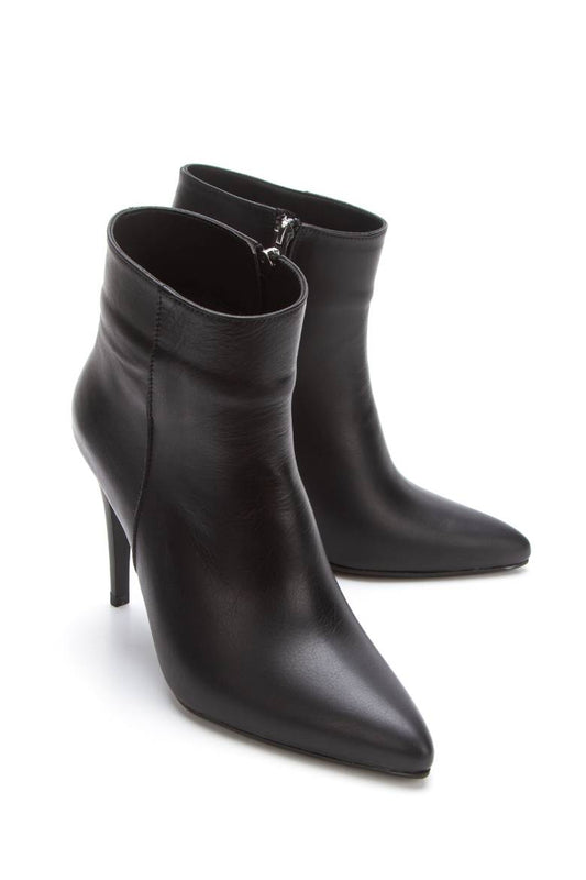 Kadın Hakiki Deri Stiletto Topuklu Bot 5123