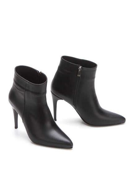 Kadın Hakiki Deri Stiletto Topuklu Bot 5123