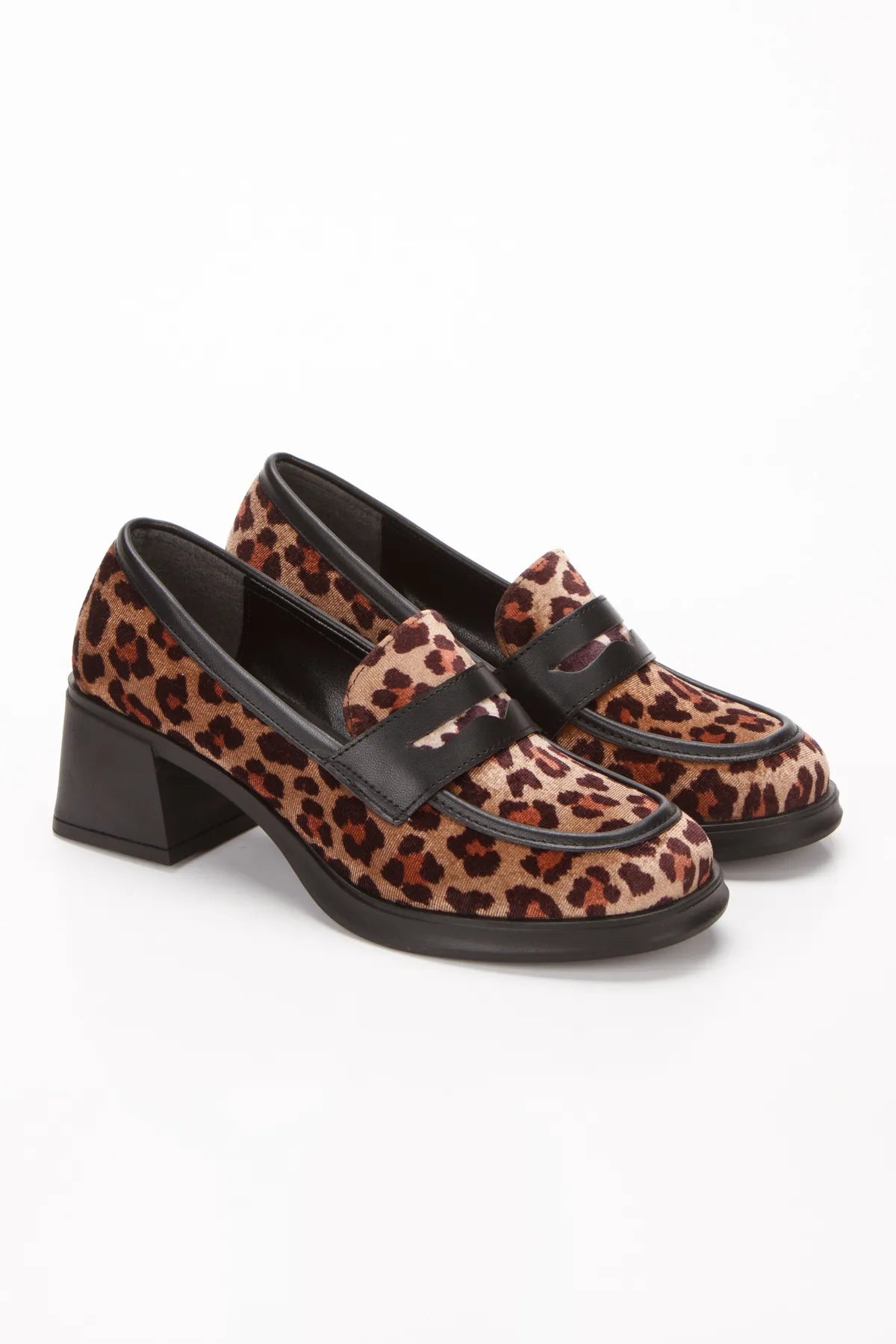 Kadın Topuklu Loafer Ayakkabı 4052