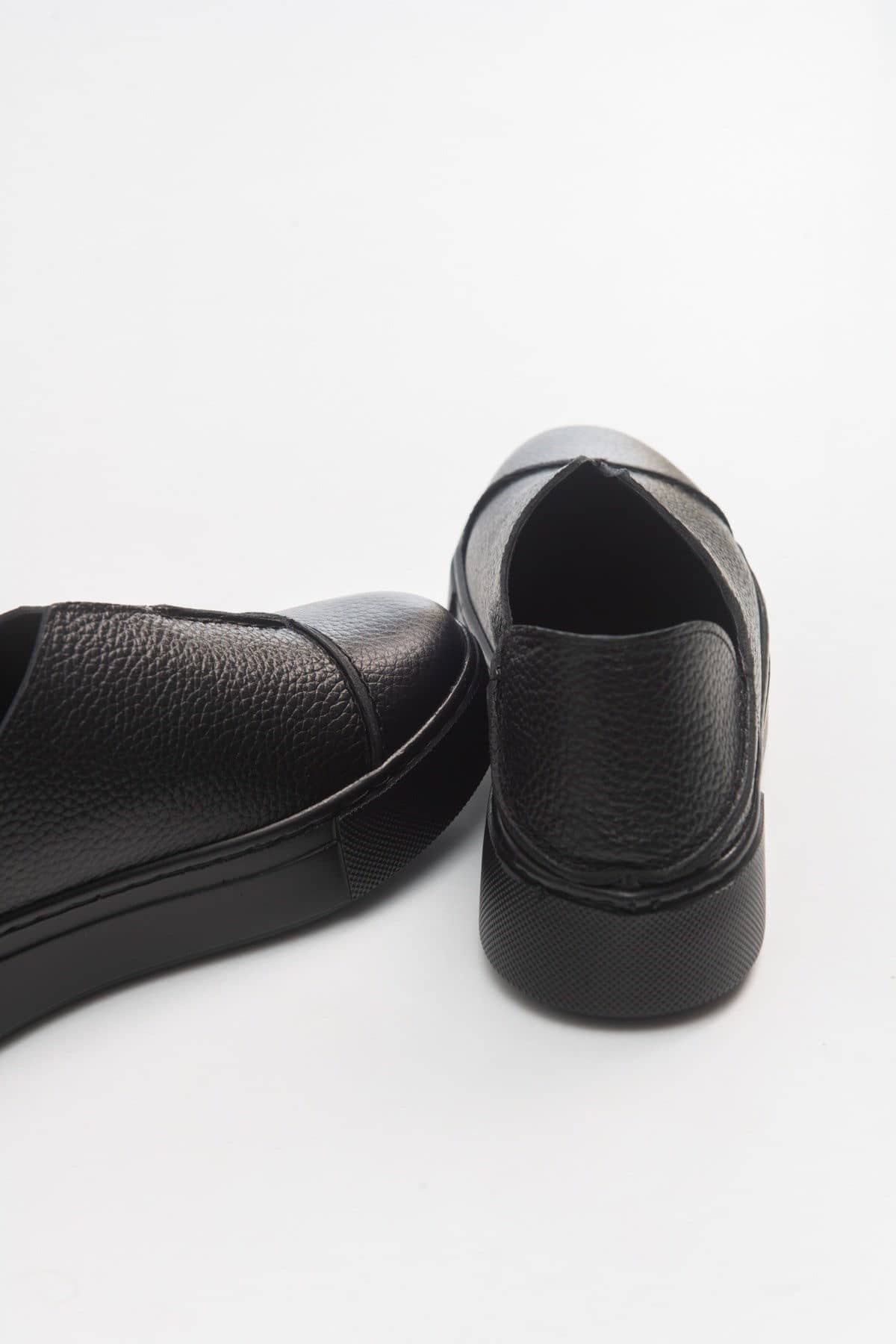 2025 Siyah Deri Kadın Sneakers