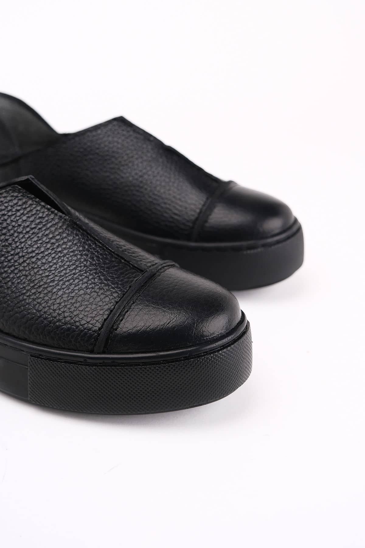 2025 Siyah Deri Kadın Sneakers