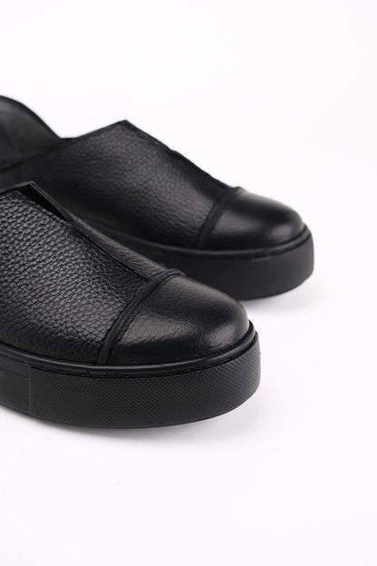 2025 Siyah Deri Kadın Sneakers