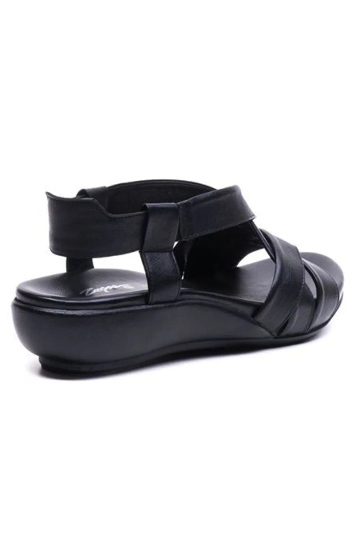 Kadın Cilt Lastikli Ortopedik Sandalet 6145