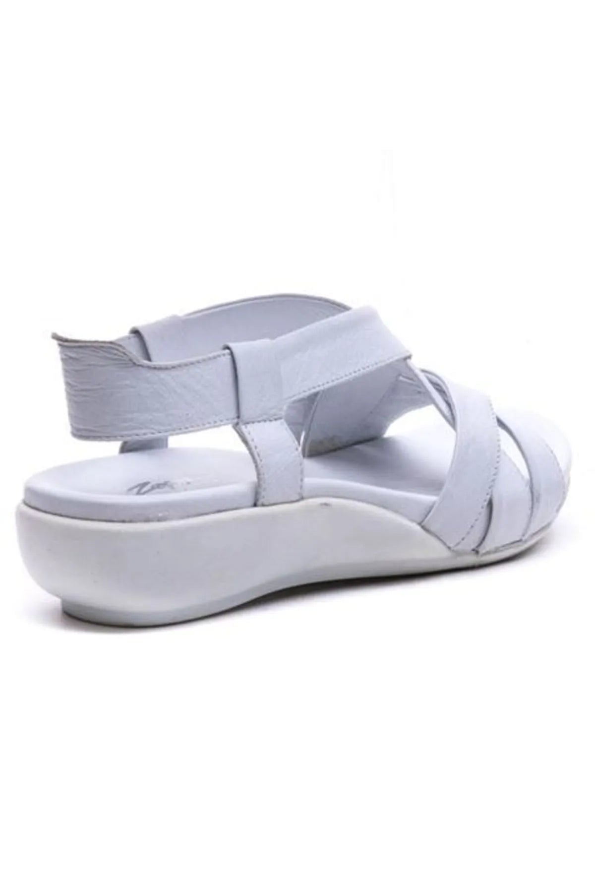 Kadın Cilt Lastikli Ortopedik Sandalet 6145